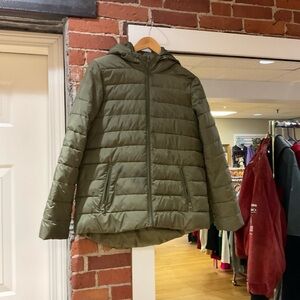 Roxy Sage Green Puffer Jacket